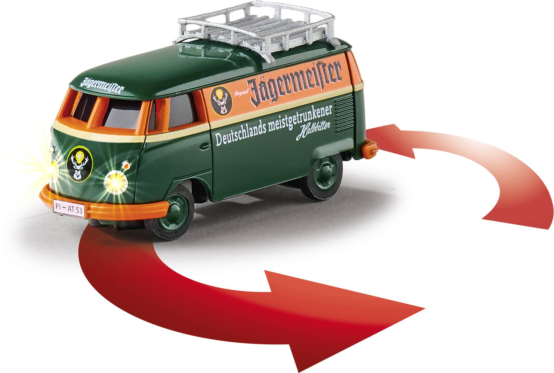 Carson Modellsport 500504180 1:87 RC Modellauto Elektro Straßenmodell Heckantrieb (2WD) inkl. Akku, Ladegerät und Senderbatterien
