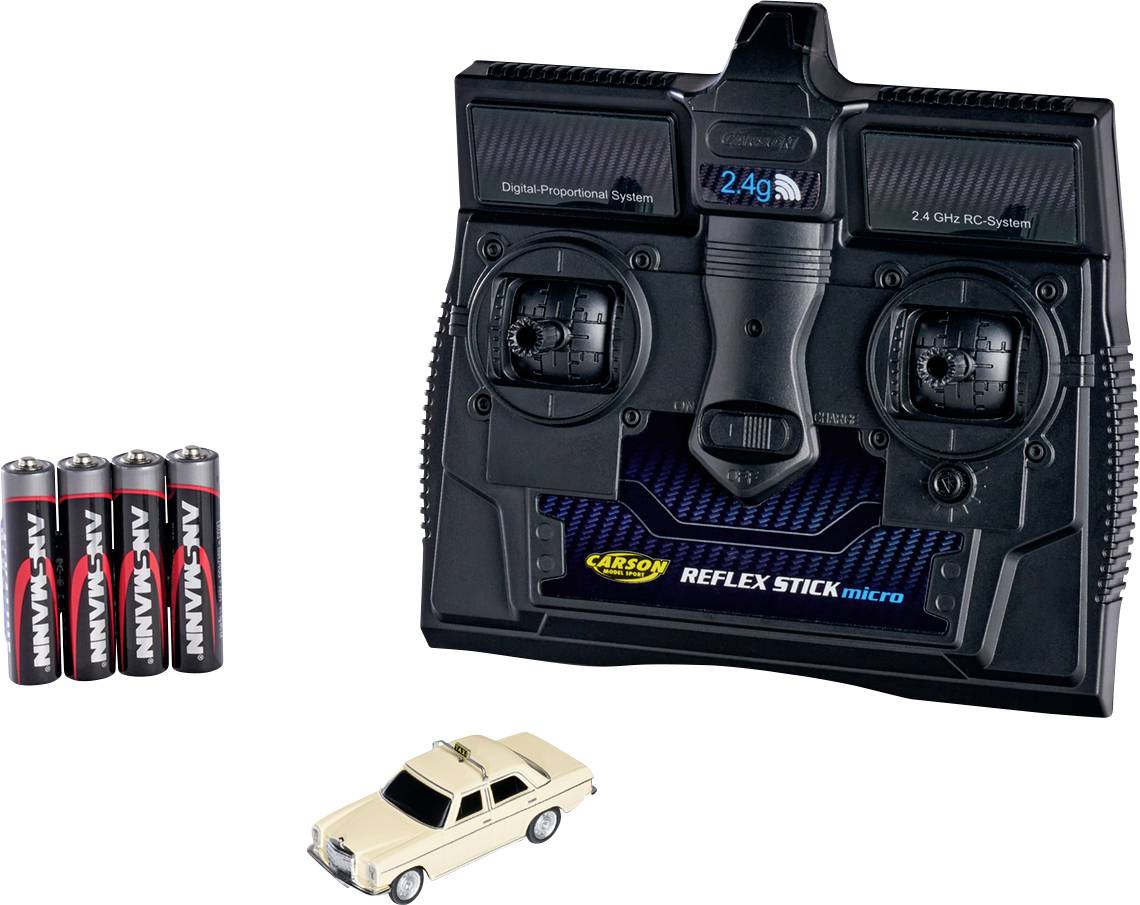 Carson Modellsport 500504171 1:87 RC Modellauto Elektro Straßenmodell Heckantrieb (2WD) inkl. Akku, Ladegerät und Senderbatterien