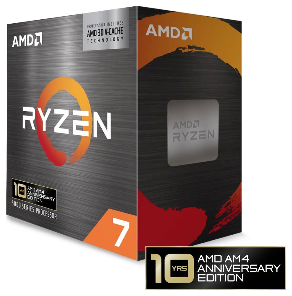 AMD Ryzen 7 5800X3D 8 x 3.4GHz Prozessor (CPU) Boxed Sockel (PC): AMD® AM4 105W