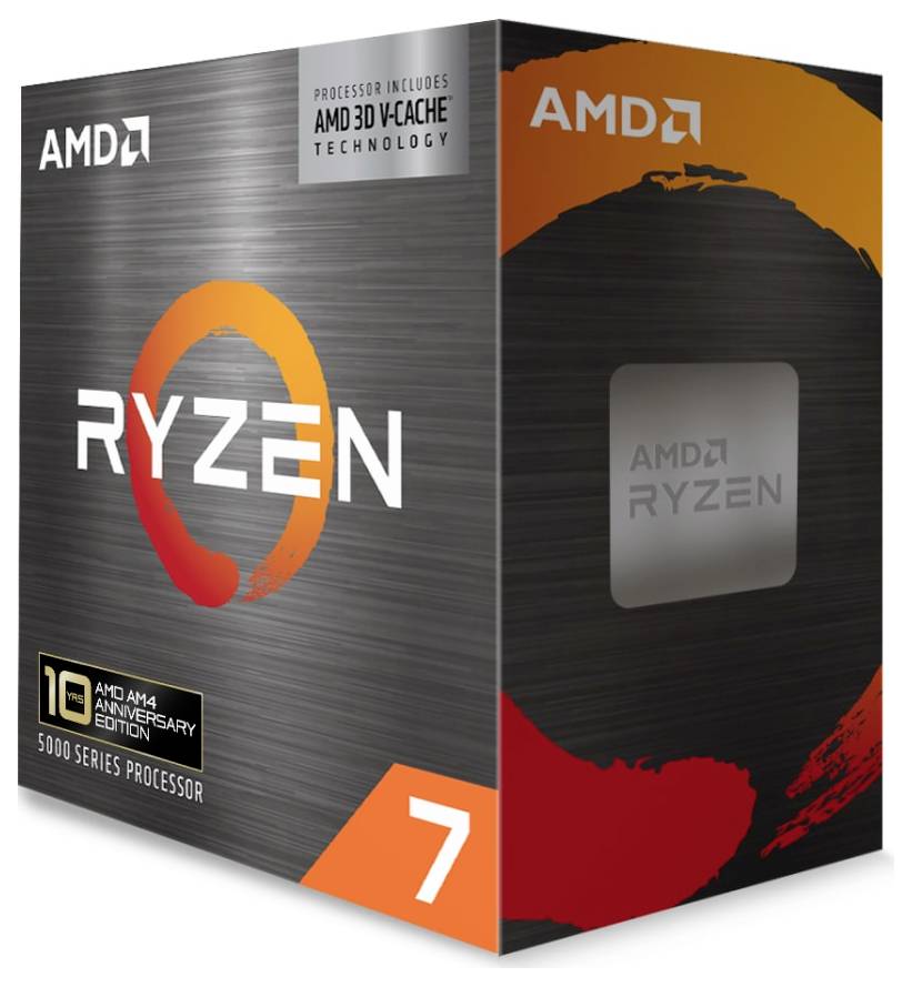 AMD Ryzen 7 5800X3D 8 x 3.4GHz Prozessor (CPU) Boxed Sockel (PC): AMD® AM4 105W
