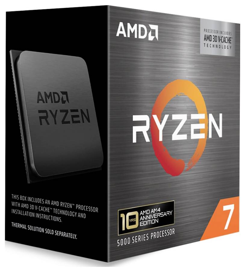 AMD Ryzen 7 5800X3D 8 x 3.4GHz Prozessor (CPU) Boxed Sockel (PC): AMD® AM4 105W