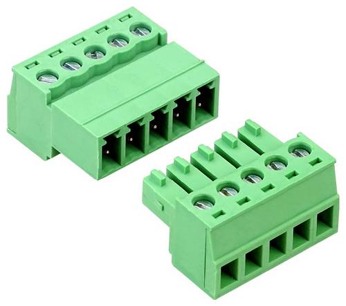Donau Elektronik HNS381-05 Steckverbinder Polzahl 5 PA66, Messing, Stahl 8 A 300 V Geeigneter Leite