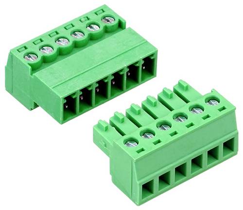 Donau Elektronik HNS381-06 Steckverbinder Polzahl 6 PA66, Messing, Stahl 8 A 300 V Geeigneter Leite