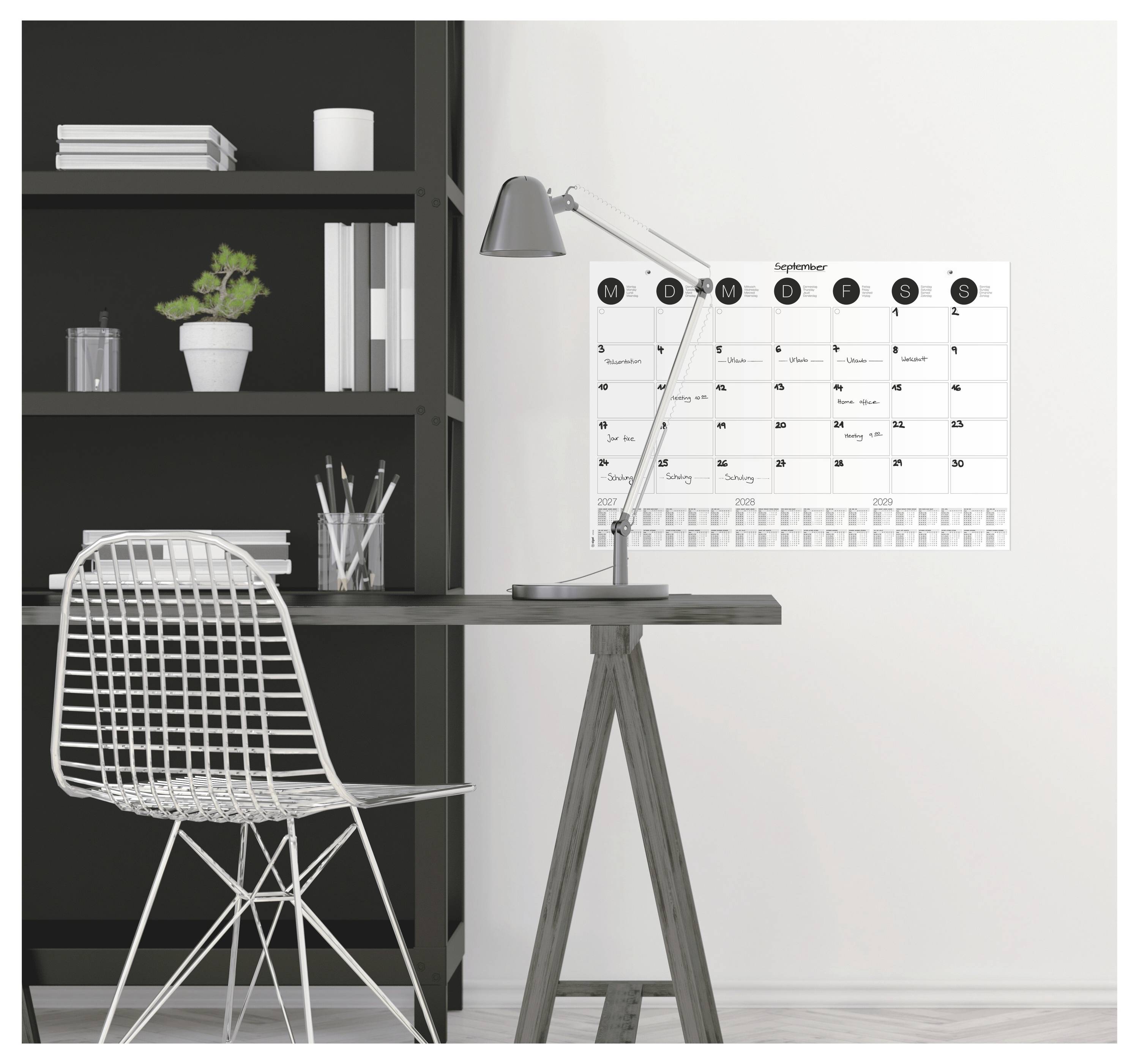 Sigel H7550 H7550 Schreibunterlage 3-Jahreskalender (B x H) 59.5cm x 41cm