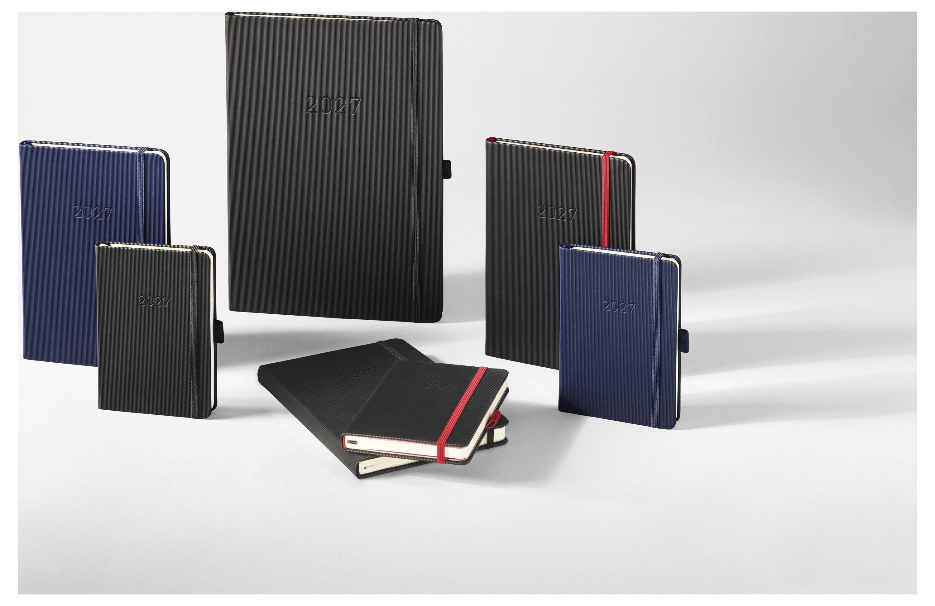 Sigel C2708 Wochenkalender Conceptum 2027 Hardcover DIN A5 Schwarz, Rot 1 St. Anzahl der Seiten: 192