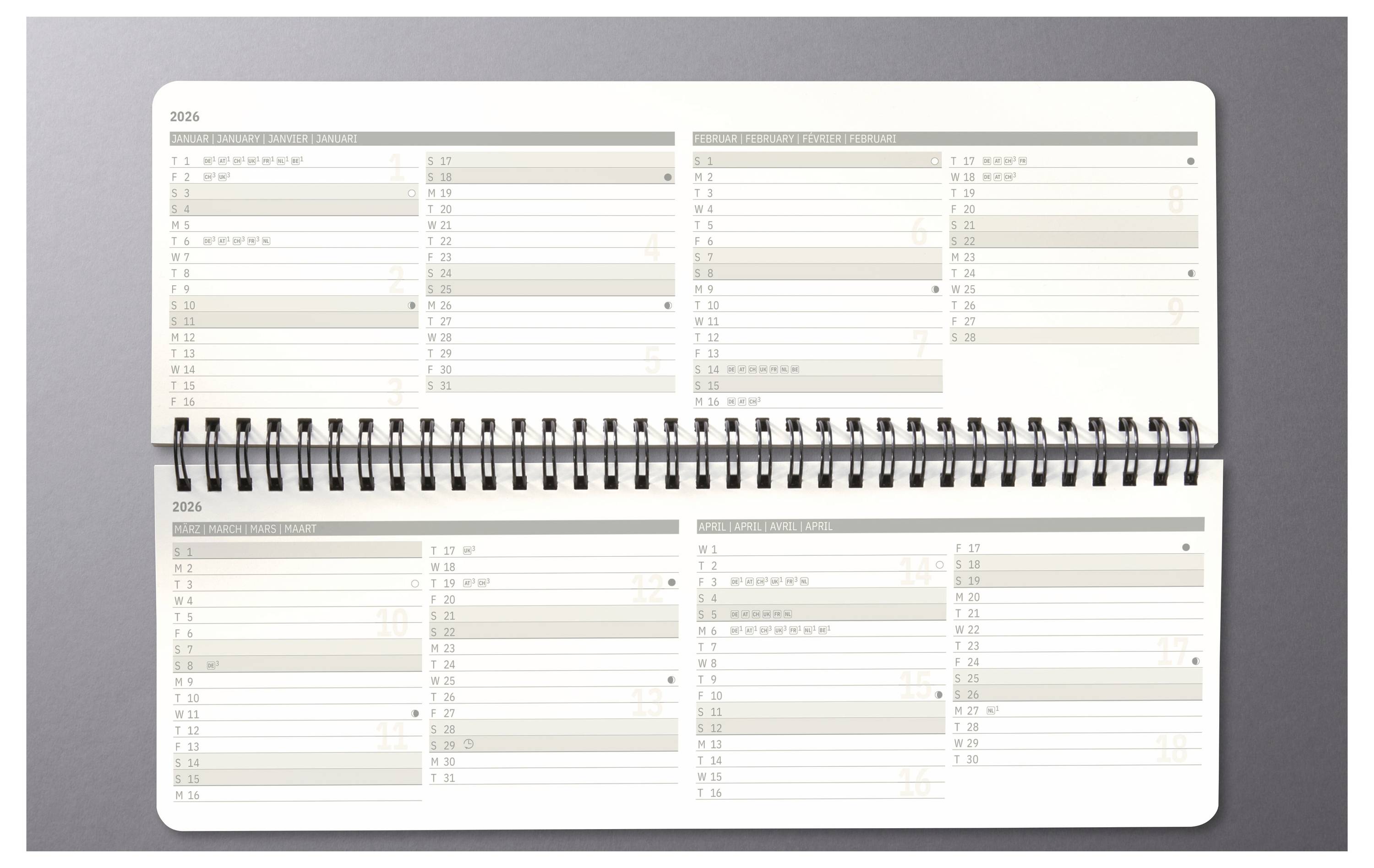 Sigel Taschenkalender C2780 C2780 1 Monat/2 Seiten 1St.