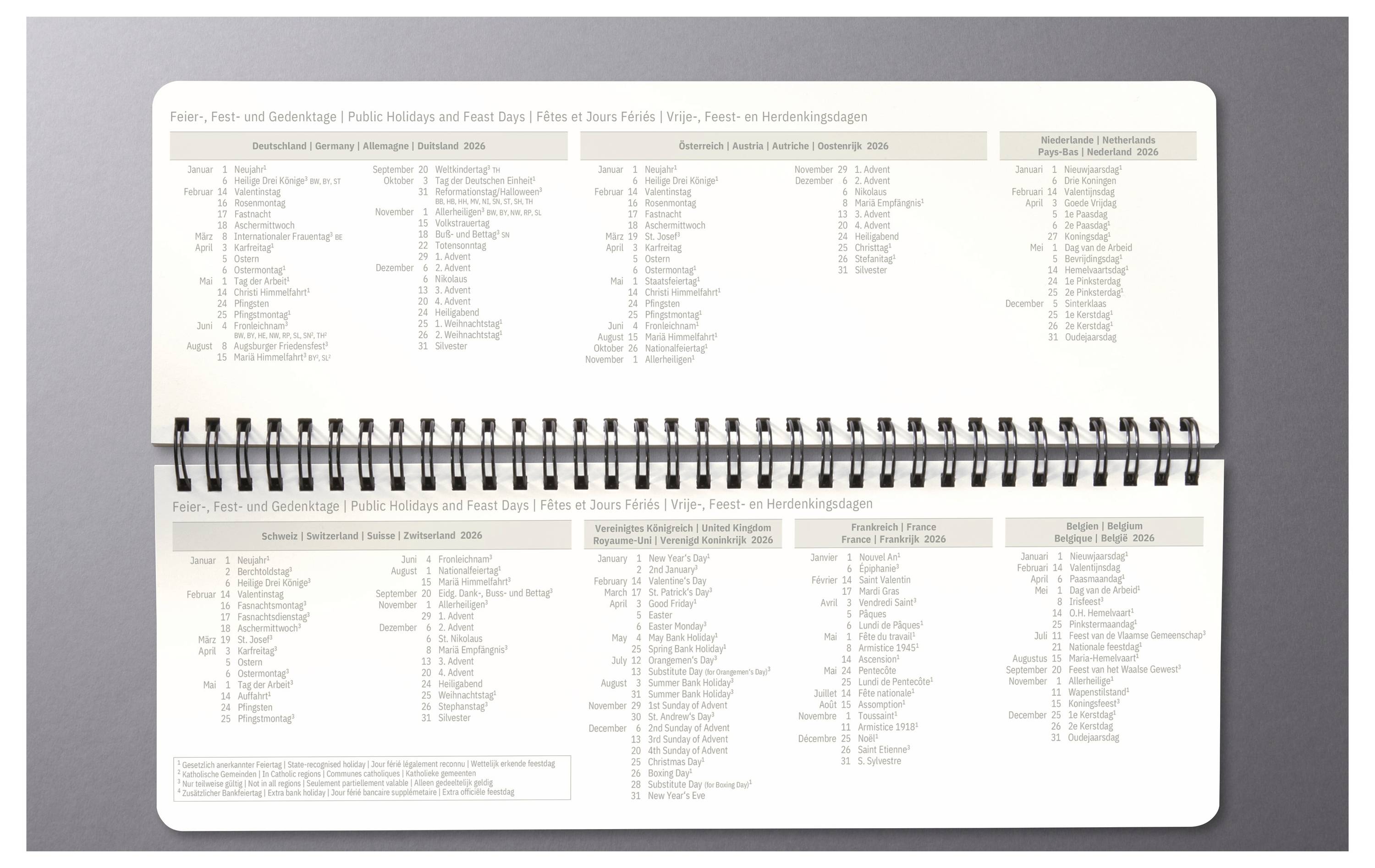 Sigel Tischkalender Conceptum 2027 Hardcover large Schwarz C2780 1 St. Anzahl der Seiten: 132