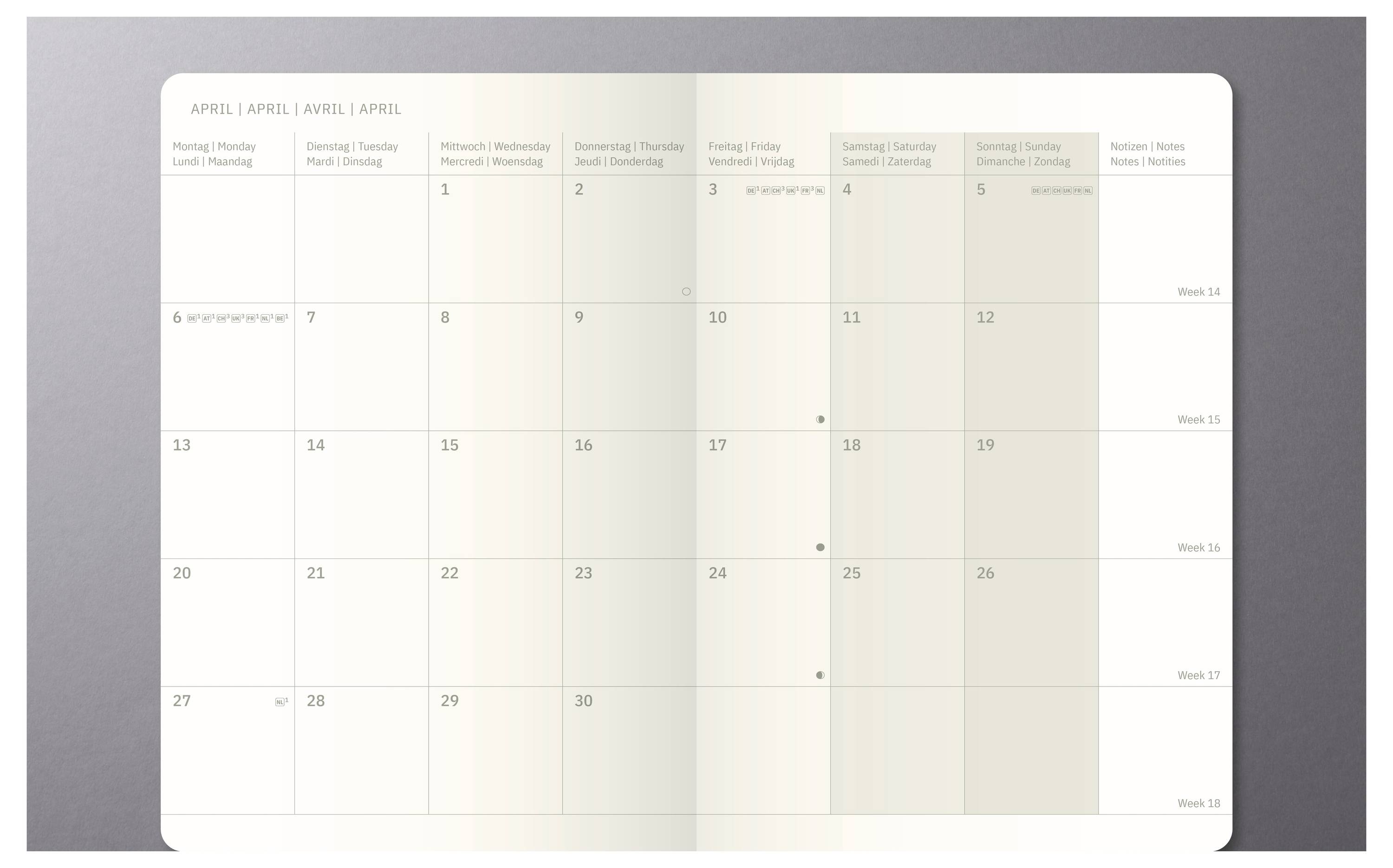 Sigel Taschenkalender Conceptum 2027 Softcover DIN A6 Schwarz C2785 1 St. Anzahl der Seiten: 64
