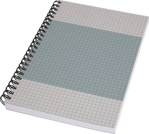 Sigel SN600 Quicknote Softcover Spiral-Notizbuch kariert Blau-Grau 80 Blatt DIN A5