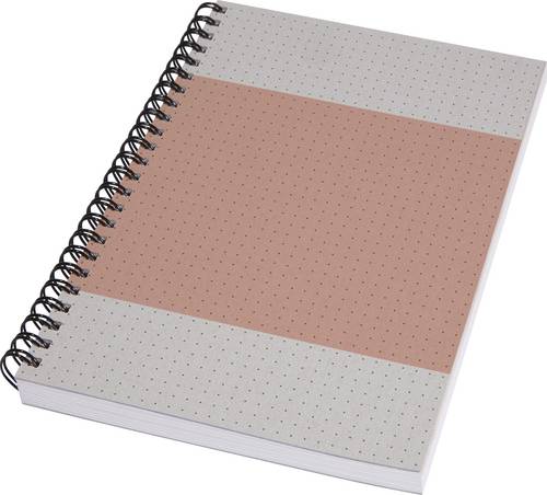 Sigel SN700 Quicknote Softcover Spiral-Notizbuch Punktraster Koralle, Grau 80 Blatt DIN A5