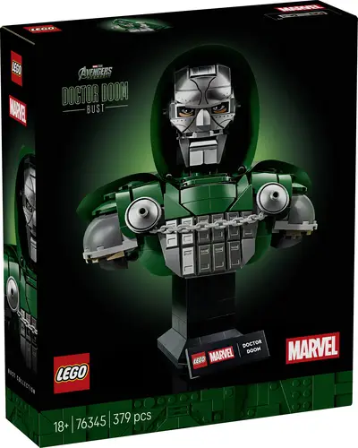 6588680 LEGO® MARVEL SUPER HEROES  Doctor Doom Büste  Superhelden-Deko  Geschenk für Männer und Frauen