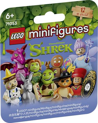 6589465 LEGO® Minifigures Shrek Serie  kleine Spielzeuge für Kinder ab 6 Jahren  1 von 12 Minifiguren wie Shrek, Fiona und Esel