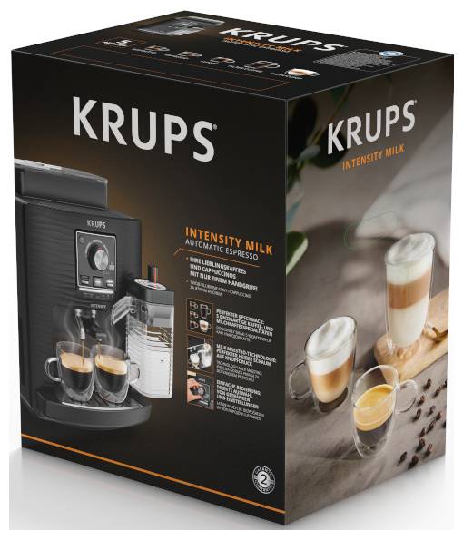 Krups Intensity Milk EA5028E0 Kaffeevollautomat Schwarz