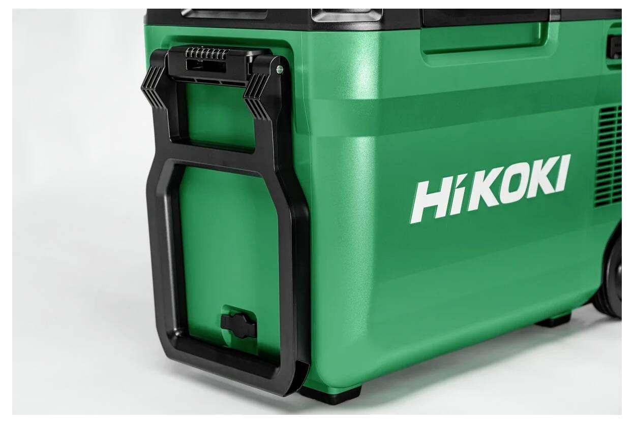 HiKOKI Akku-Kühlbox & Heizbox EEK: E (A - G) Kompressor 12 V, 24V Grün, Weiß 25l -18°C
