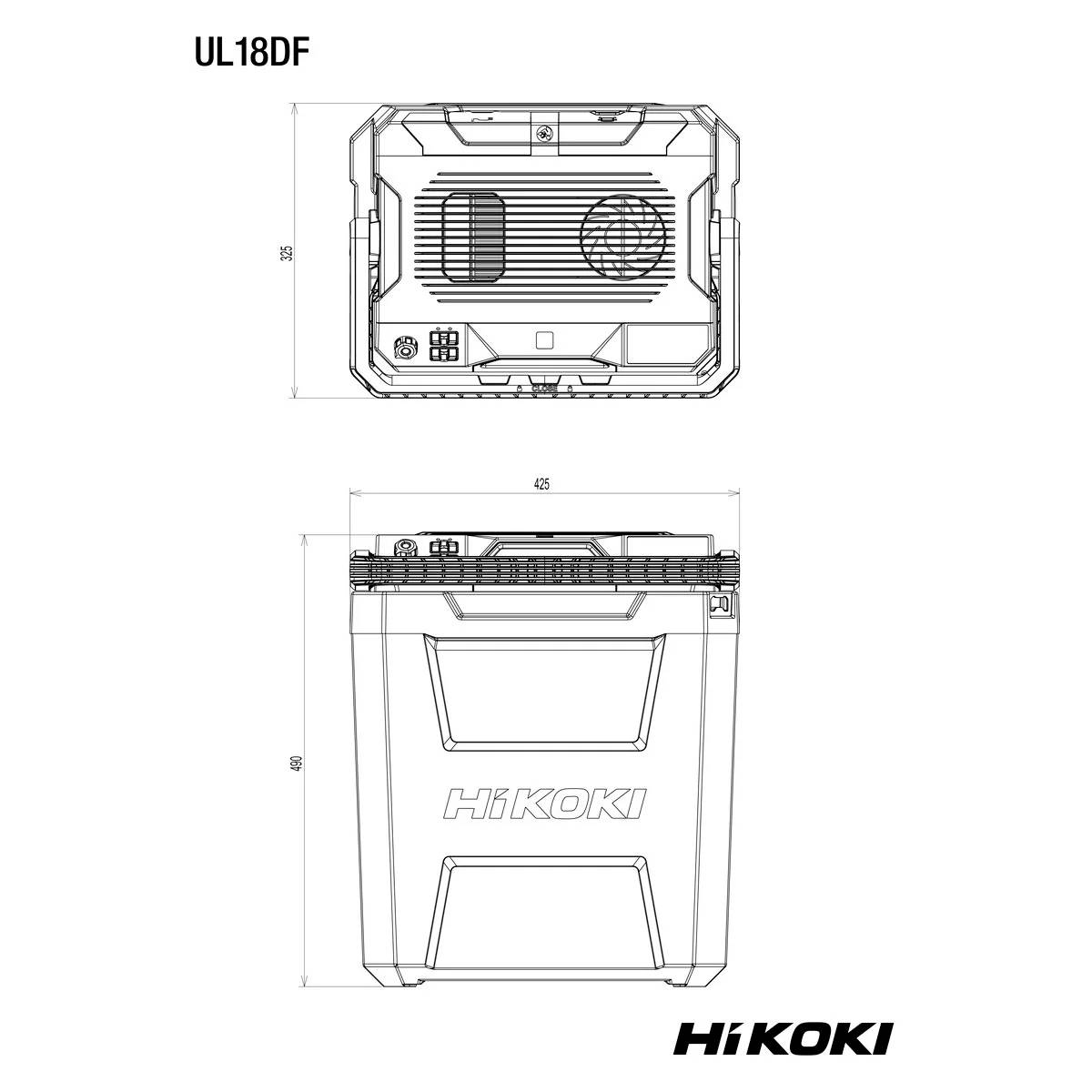 HiKOKI Akku-Kühlbox & Heizbox EEK: E (A - G) 12V 24l -3°C