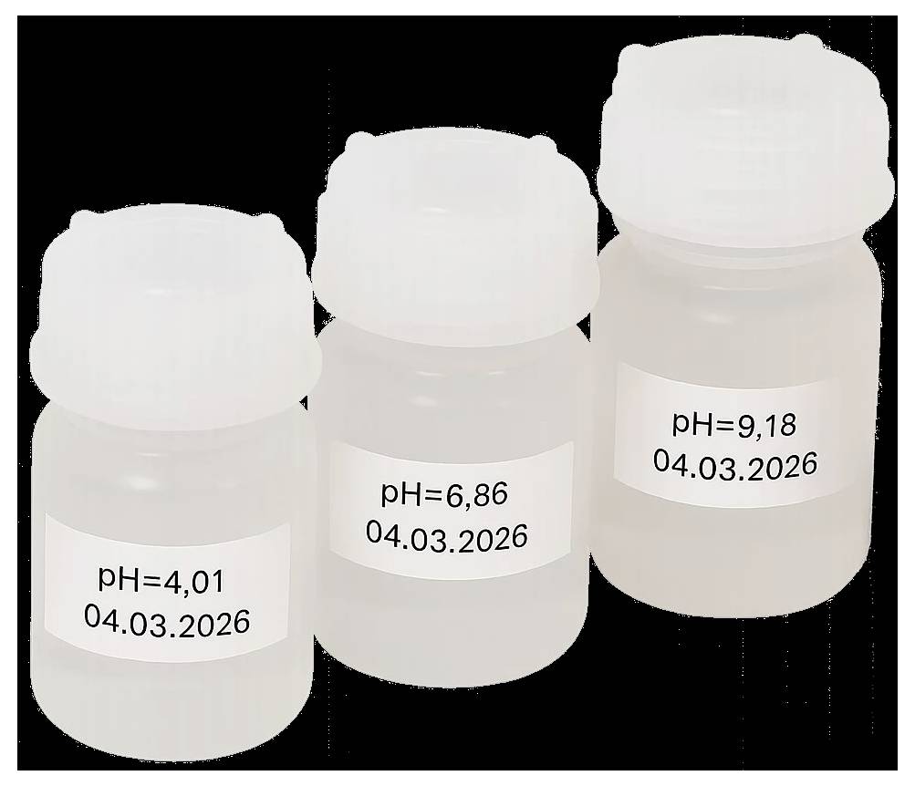 SM Labor pH Pufferlösung Tripack-Set (Lab-Puffer) pH-Messgerät pH-Wert