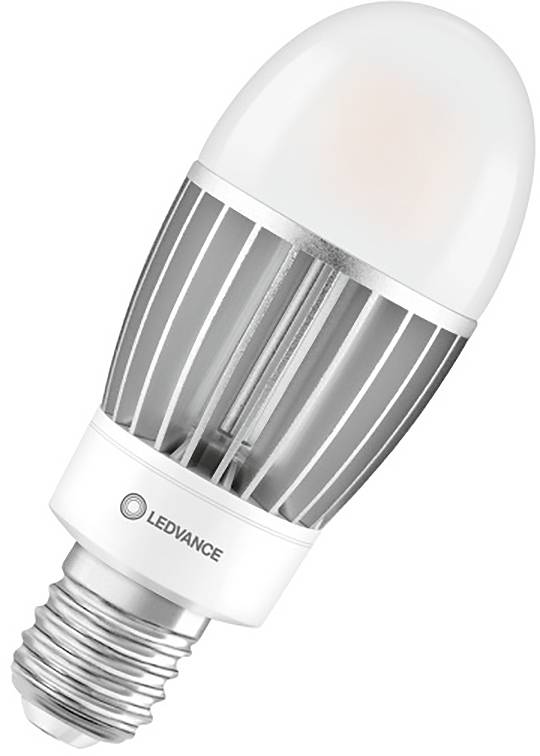 LEDVANCE LED-Glühbirne mit Schraubsockel und mattierter Kuppel, gezeigt auf weißem Hintergrund.