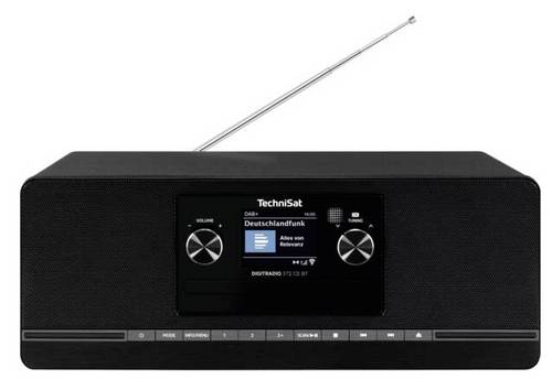 TechniSat DIGITRADIO 372 CD BT, schwarz CD-Radio DAB, DAB+, FM Schwarz