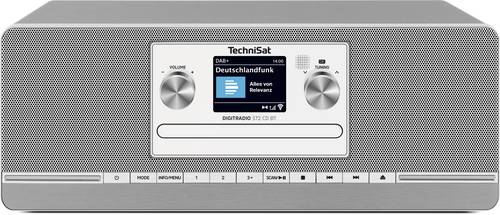 TechniSat DIGITRADIO 372 CD BT. Silber CD-Radio DAB, DAB+, FM Anthrazit, Silber