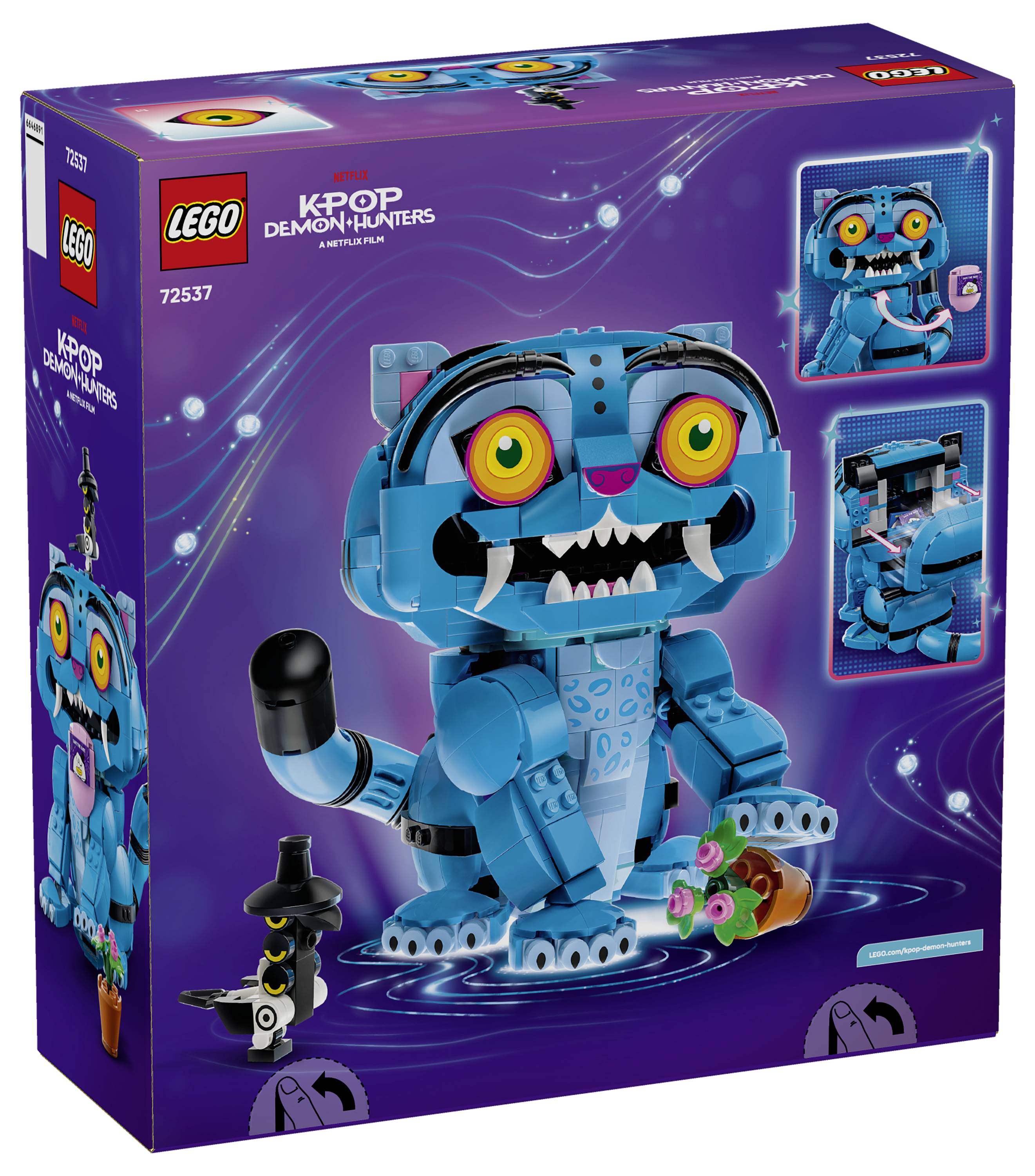 72537 LEGO® KPop Demon Hunters Der Tiger Derpy und die Elster Sussie; K-Pop-Fanartikel zum Spielen und Ausstellen