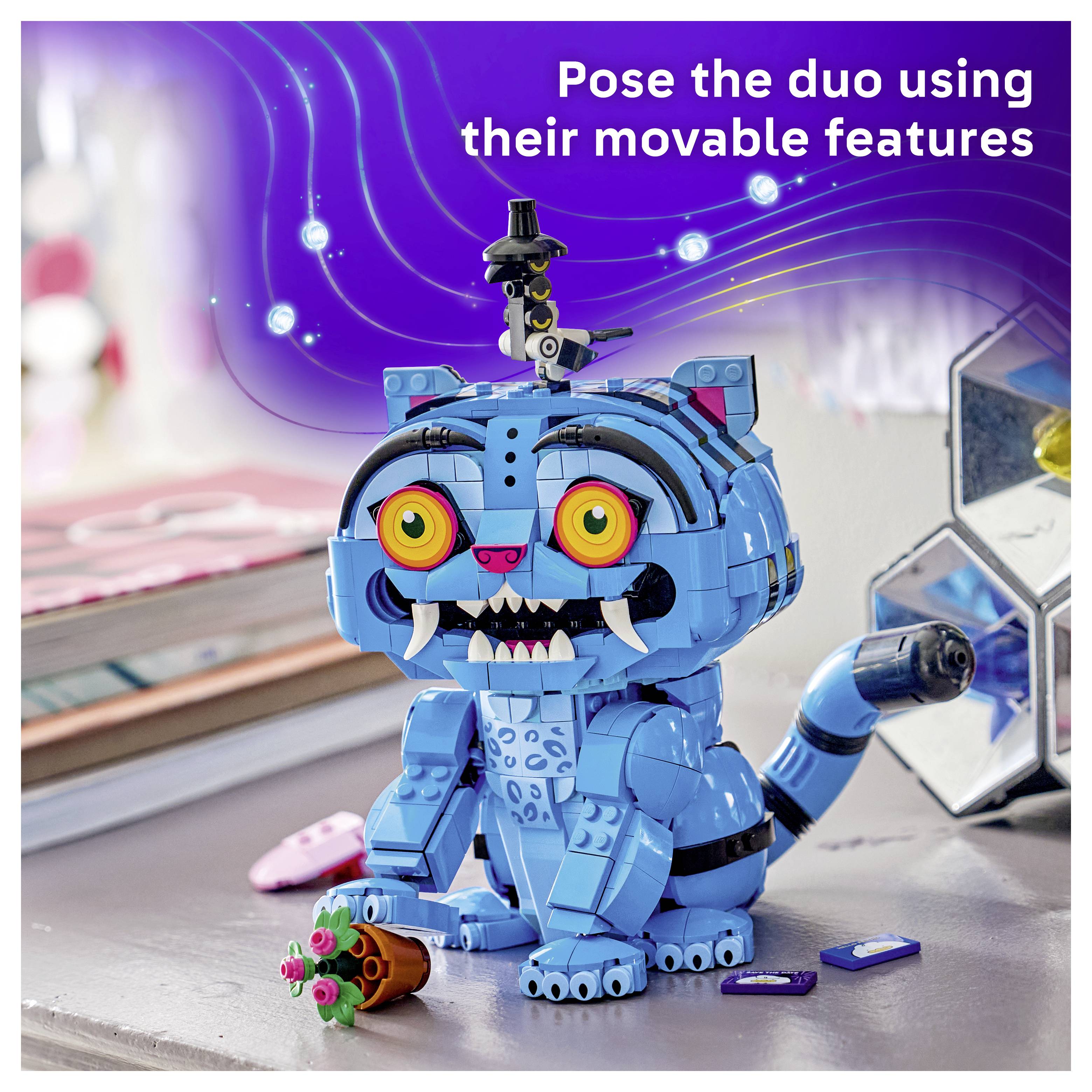 72537 LEGO® KPop Demon Hunters Der Tiger Derpy und die Elster Sussie; K-Pop-Fanartikel zum Spielen und Ausstellen
