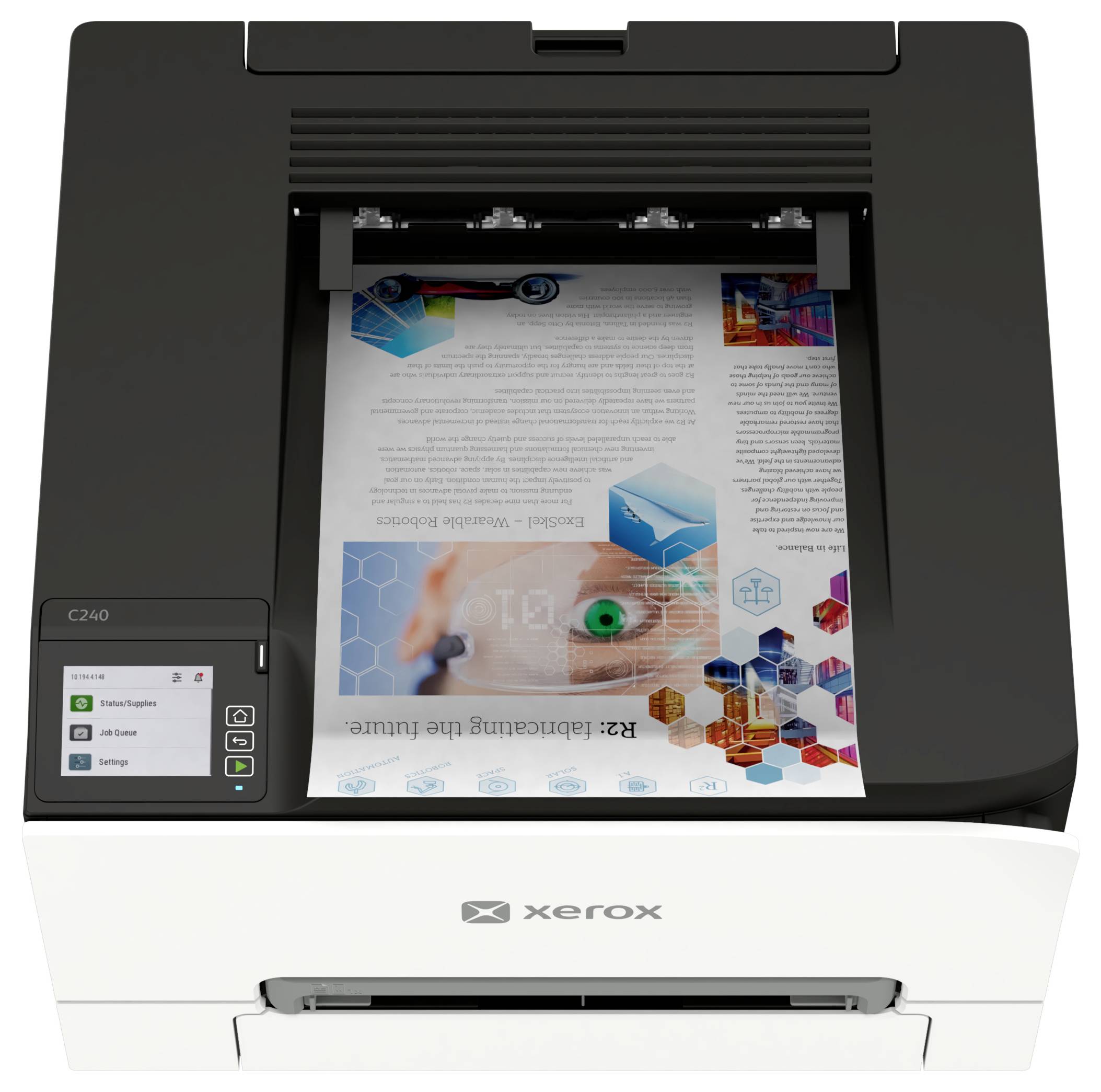Xerox C240V/EU - Drucker - Farbe - Duple Drucker Laser A4 26 S./min 25 S./min 2400 x 600 dpi