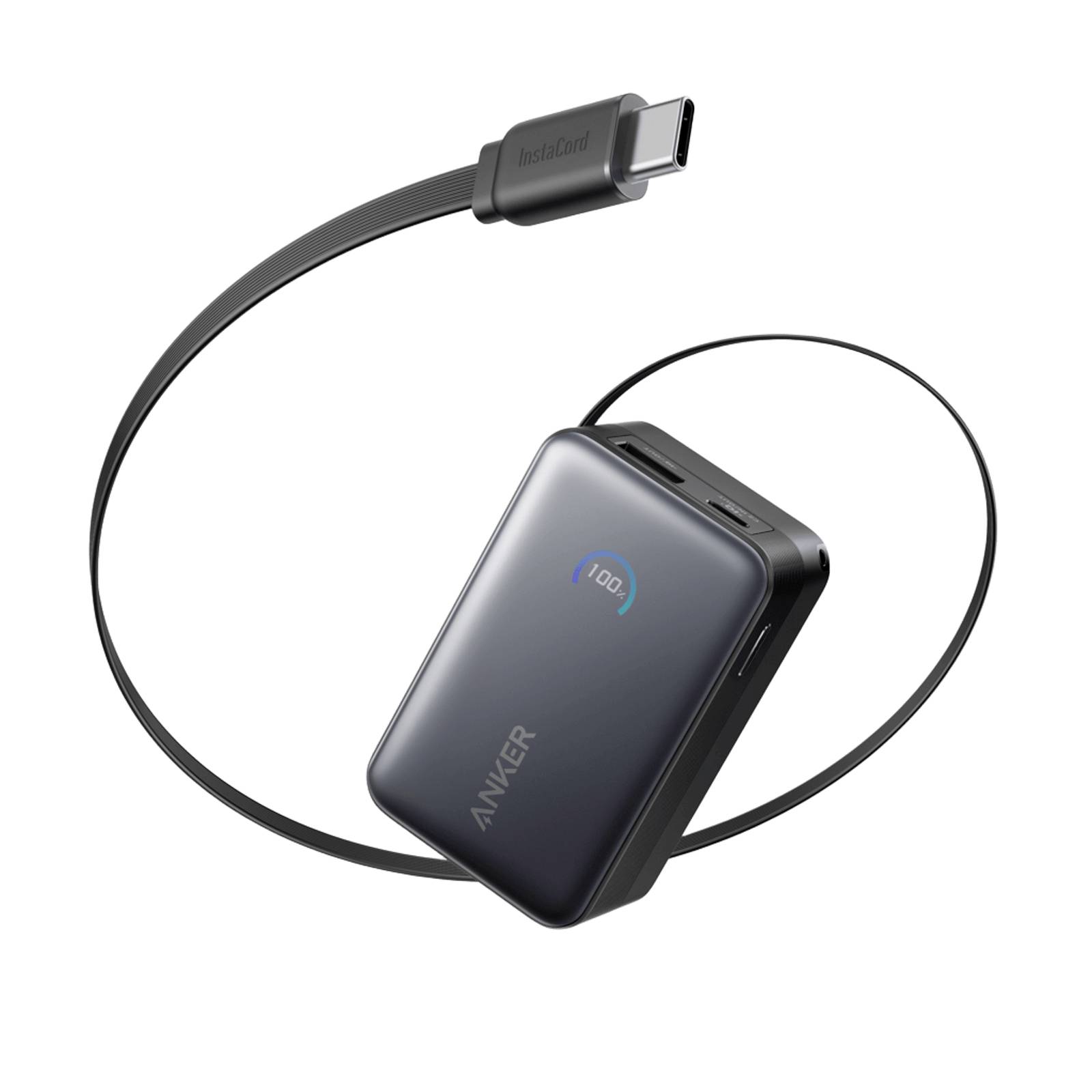 Anker Nano Powerbank 10000 mAh Pass-Through Charging, Fast Charge Schwarz Statusanzeige