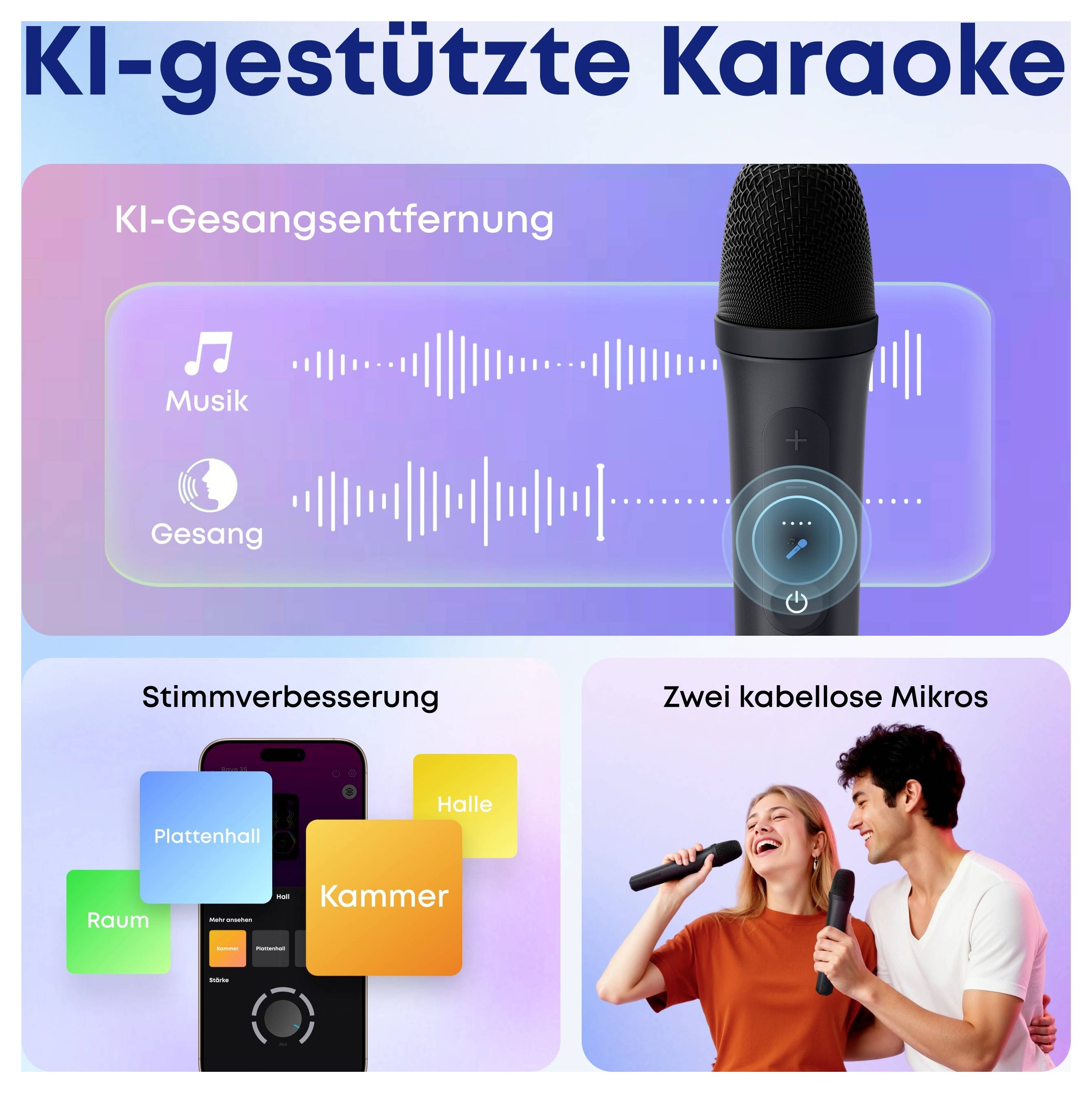 Anker Soundcore Rave 3S Bluetooth® Lautsprecher USB, tragbar, staubfest, spritzwassergeschützt