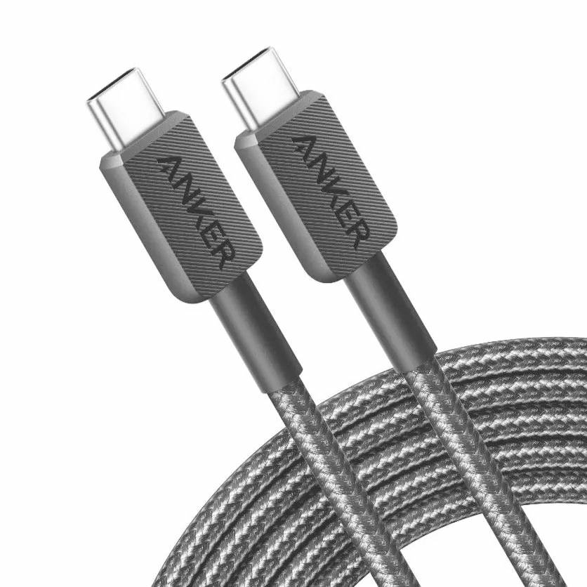 Anker 322 USB-C auf USB-C Kabel 90cm, Schwarz A81F5G11