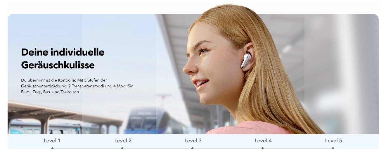 ANKER INNOVATIONS - Soundcore Liberty 4 NC - True Wireless-Kopfhörer mit Mikrofon