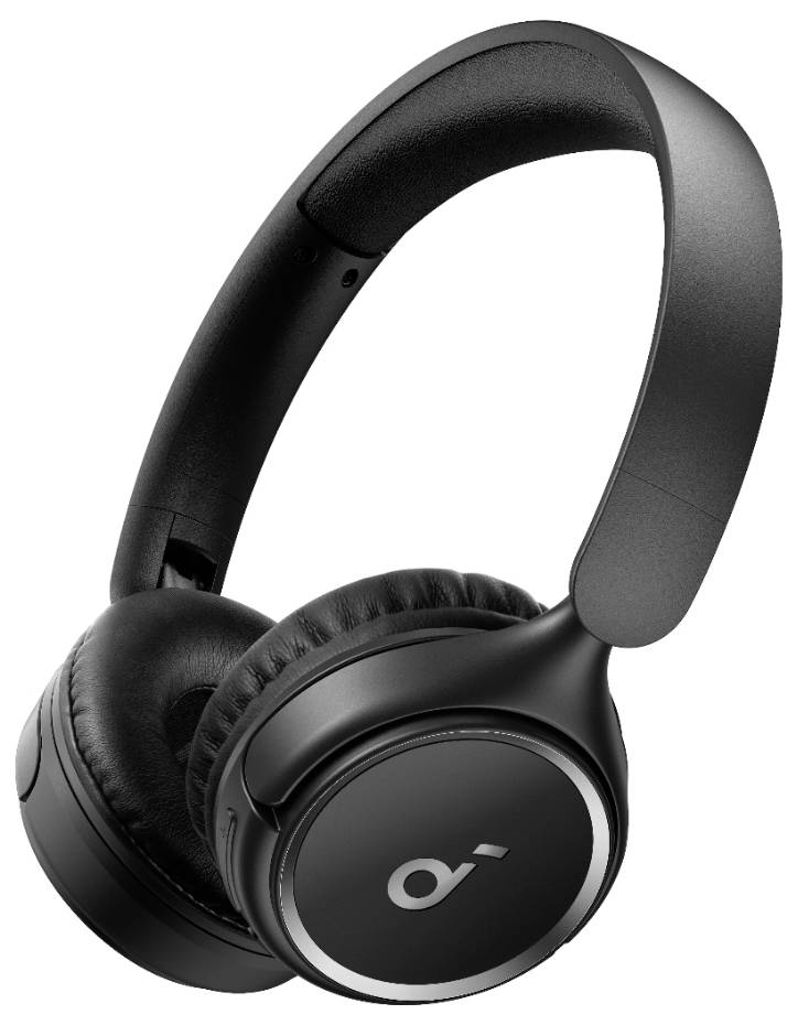 Schwarze Over-Ear-Kopfhörer mit Wireless-Funktion, gepolstertem Kopfbügel und runden Ohrmuscheln, auf weißem Hintergrund dargestellt.