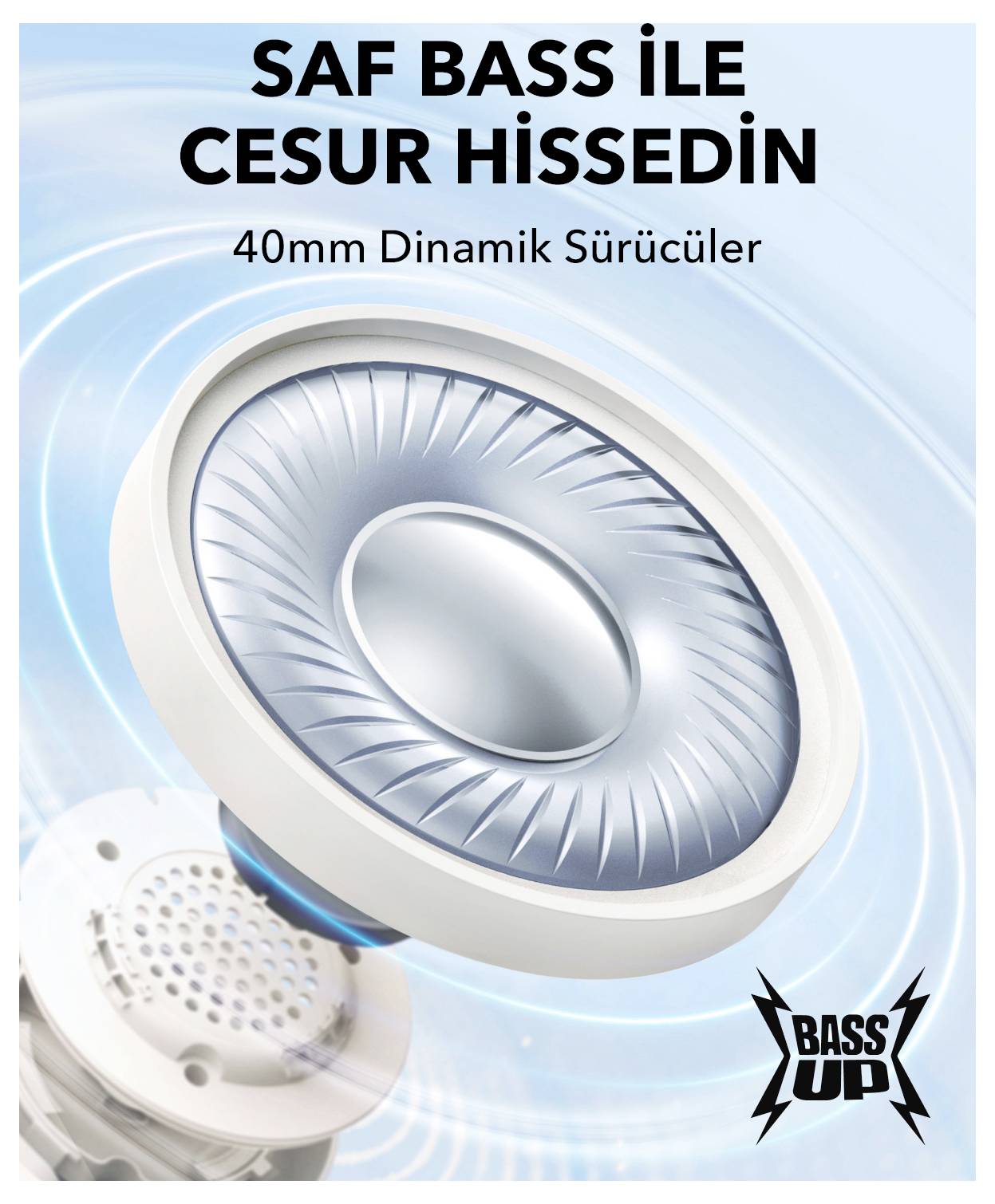 Anker Soundcore H30i On Ear Kopfhörer Bluetooth® Stereo Weiß