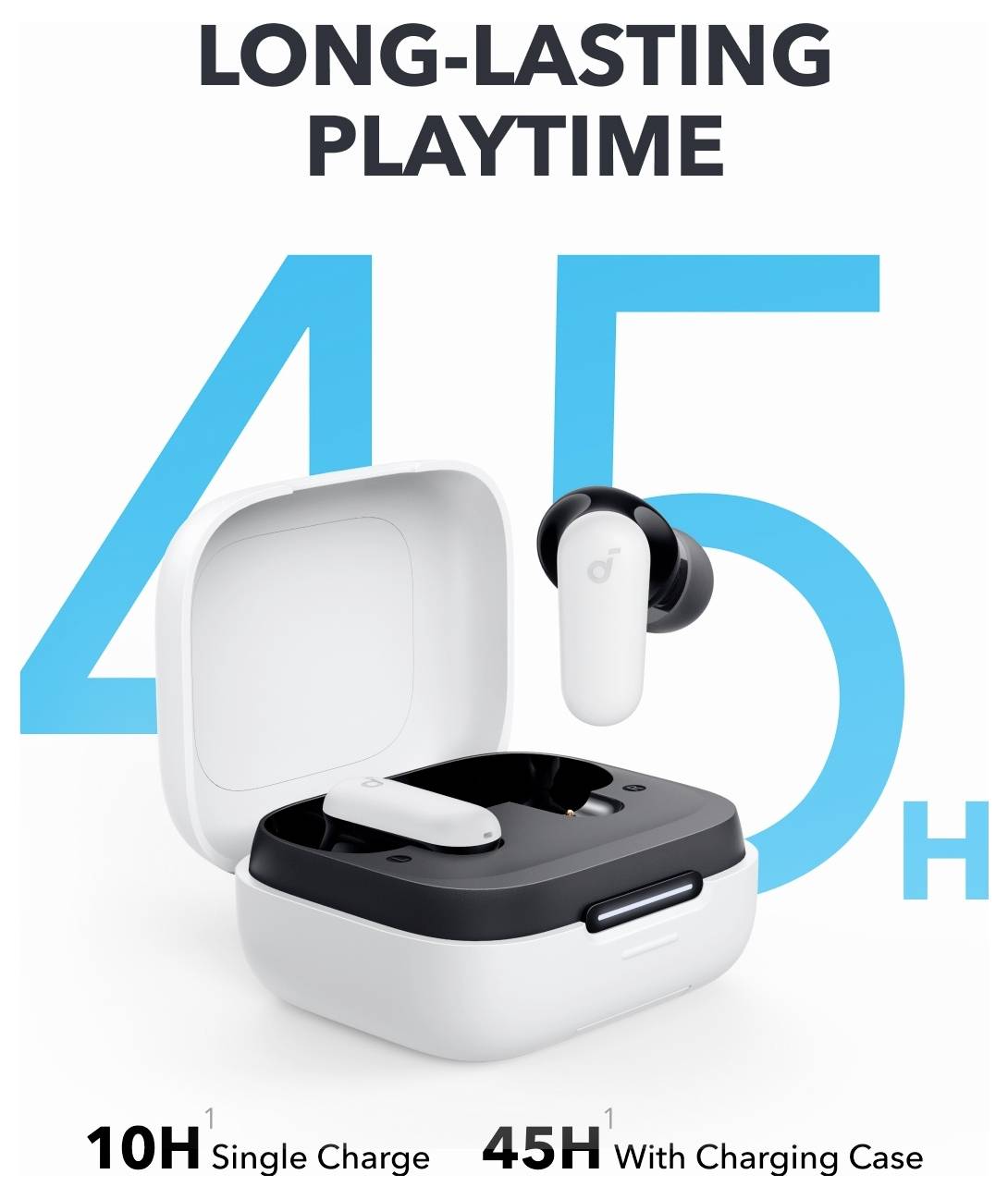 Anker Soundcore R60i In Ear Kopfhörer Bluetooth® Stereo Weiß Wasserabweisend
