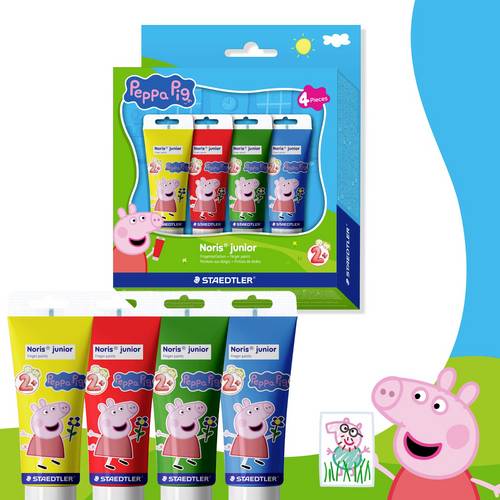 Staedtler Fingermalfarbe Nj Peppa 4st Et