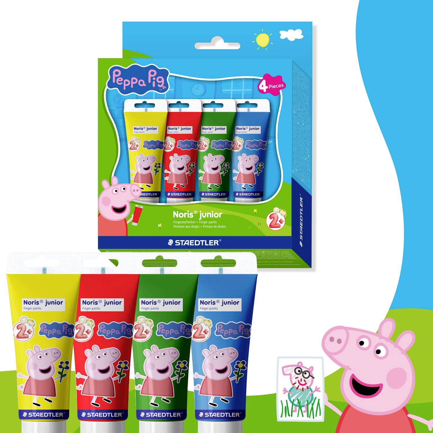 Staedtler 8814 L1 Fingermalfarbe NJ Peppa 4 Stück(e)