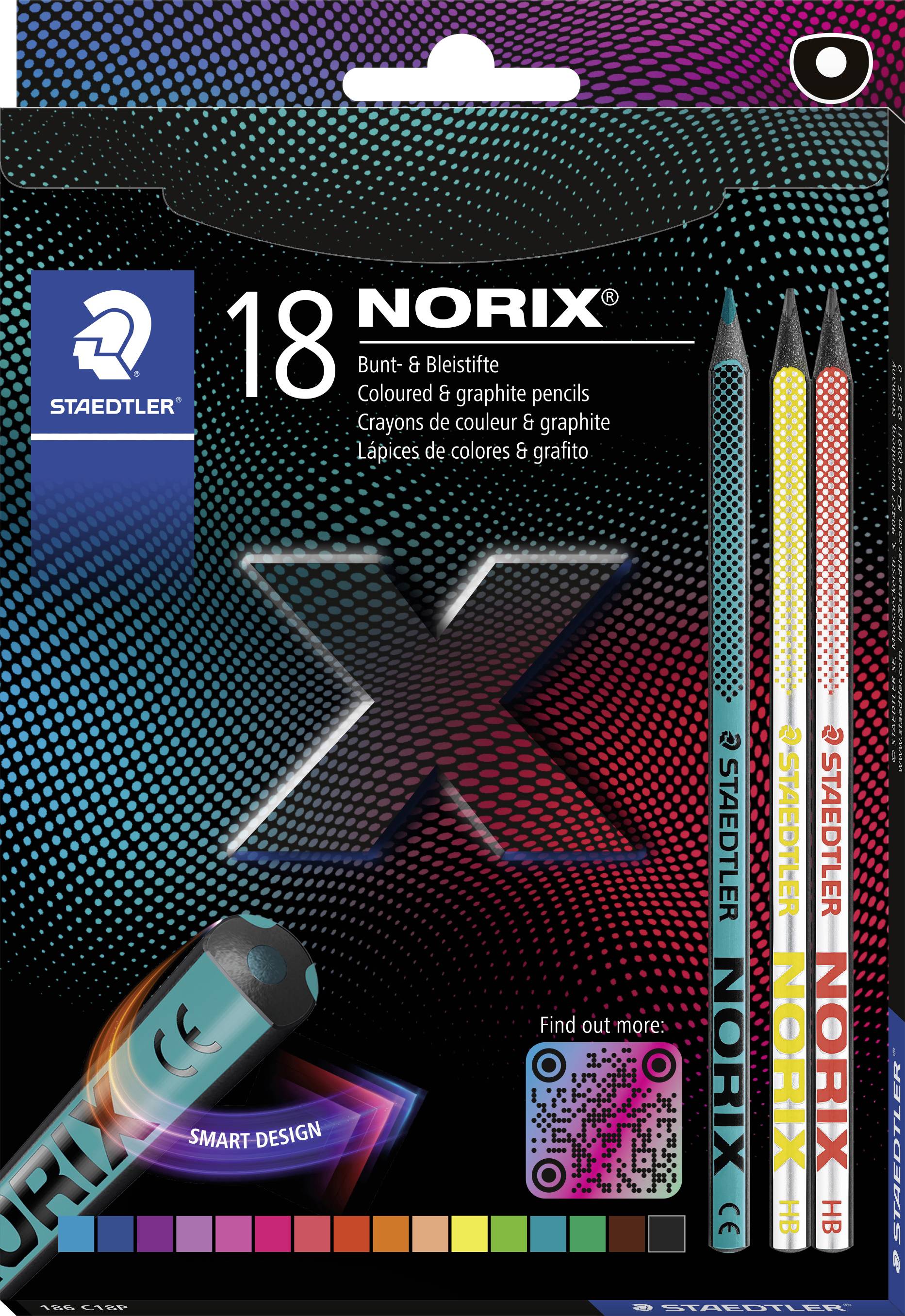 Staedtler Buntstift NORIX Buntstift Set 100% PEFC 186 C18P 18St.