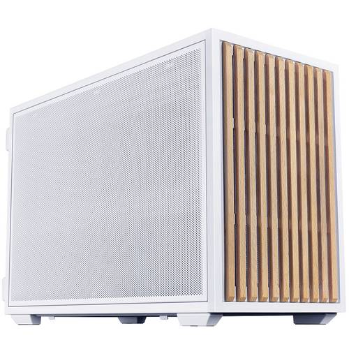 Lian Li x DAN Case B4 Wood Edition Micro-Tower PC-Gehäuse Weiß, Holz