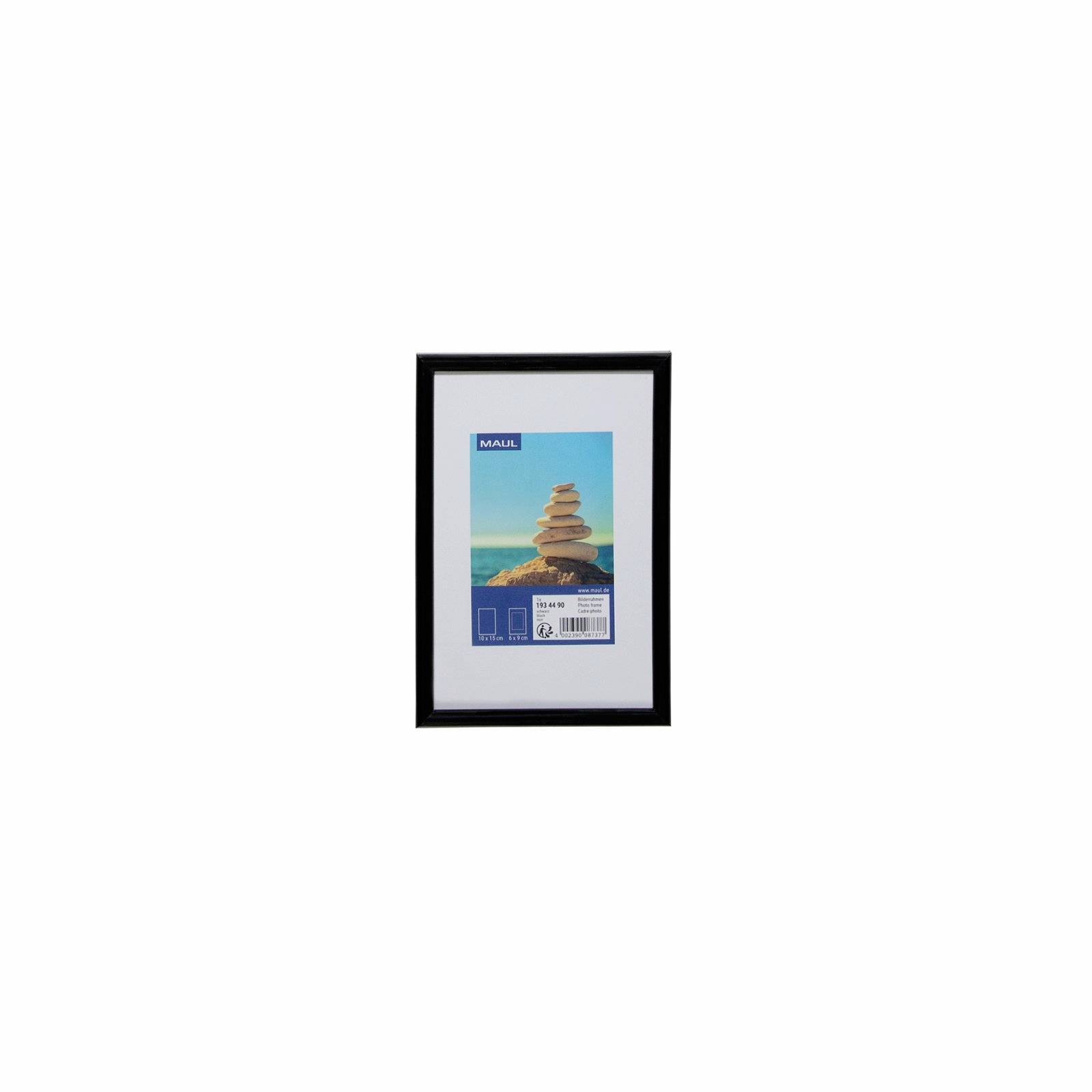 Schwarzgerahmtes Wandbild mit einem blauen „MAUI