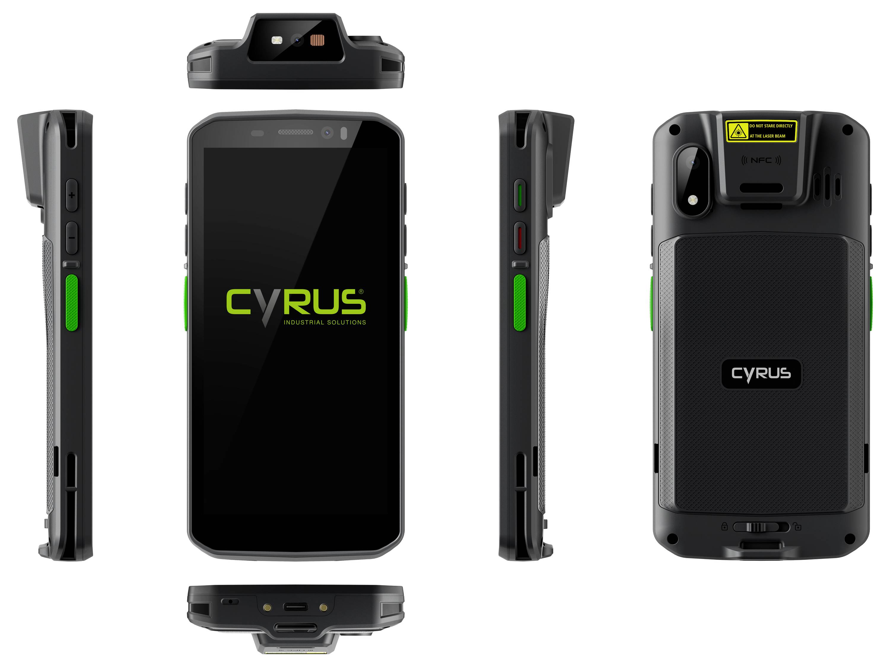 Cyrus CS75XA MDE / Mobiles Datenerfassungsgerät Laser Schwarz Smartphone-Scanner USB-C®, NFC, Bluetooth®, Wi-Fi 5 (802.11ac)