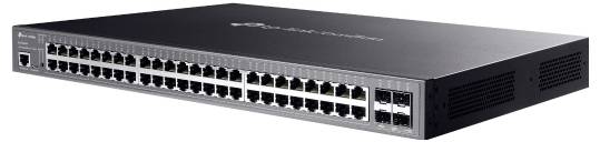 TP-LINK SG3452XMPP Omada SG3452XMPP V1.8 Managed Netzwerk Switch 48 Port 176 Gbit/s PoE-Funktion