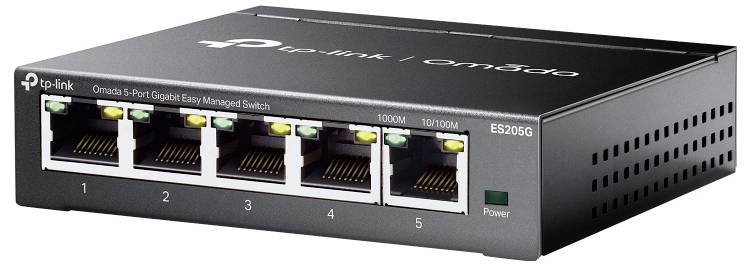 TP-LINK ES205G Omada ES205G V1 Managed Netzwerk Switch 5 Port 10 GBit/s