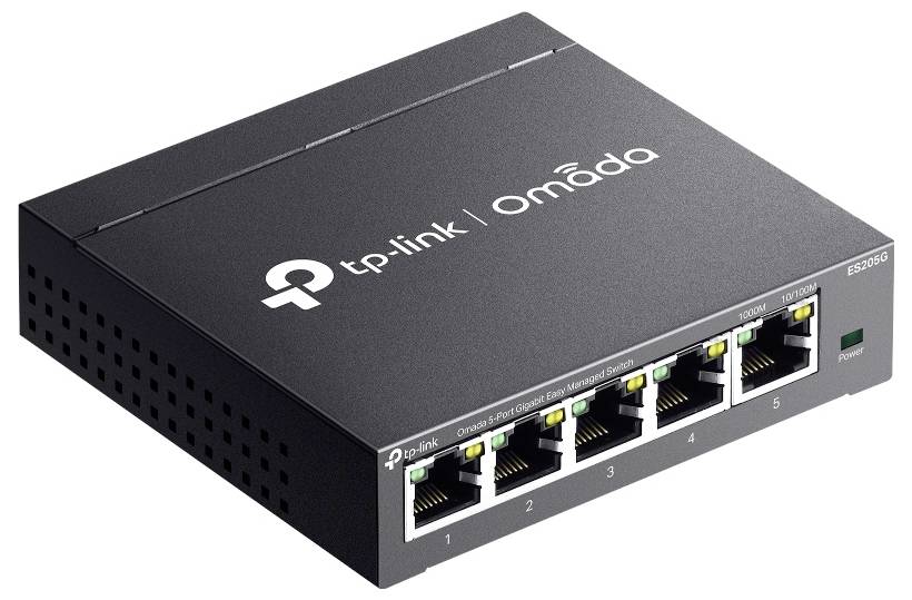 TP-LINK ES205G Omada ES205G V1 Managed Netzwerk Switch 5 Port 10 GBit/s