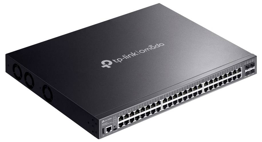 TP-LINK SG5452XMPP Omada SG5452XMPP V1 Managed Netzwerk Switch 48 Port 176 Gbit/s PoE-Funktion