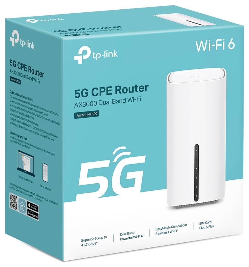 TP-LINK Archer NX500 V1 WLAN Router 2.4GHz, 5GHz