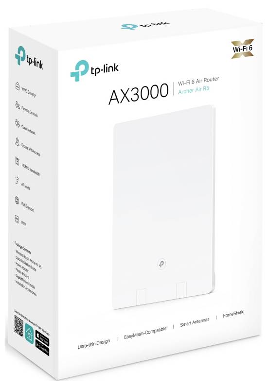 TP-LINK Archer Air R5 V1 WLAN Router 2.4GHz, 5GHz