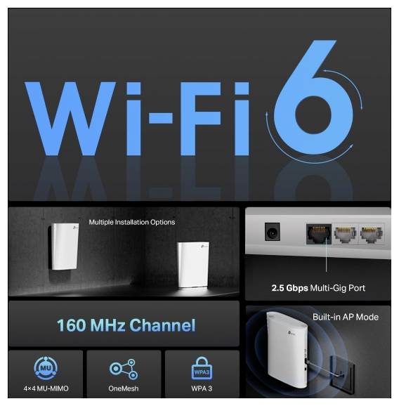 TP-LINK WLAN Repeater RE6000XD V1 RE6000XD(DE)