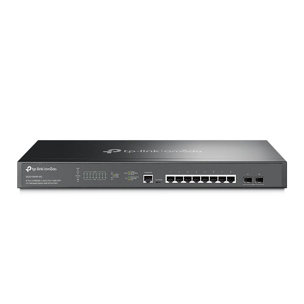 TP-LINK SG3210XHP-M2 JetStream TL-SG3210XHP-M2 V2 Managed Netzwerk Switch 8 Port 800MBit/s PoE-Funktion