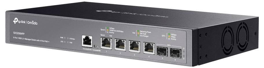 TP-LINK SX3206HPP JetStream TL-SX3206HPP V1 Managed Netzwerk Switch 4 Port 1200MBit/s