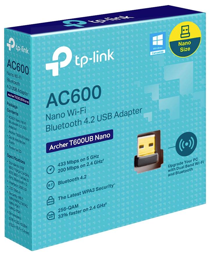 TP-LINK Archer T600UB Nano V1 - Netzwerkadapter - Bridge - WLAN