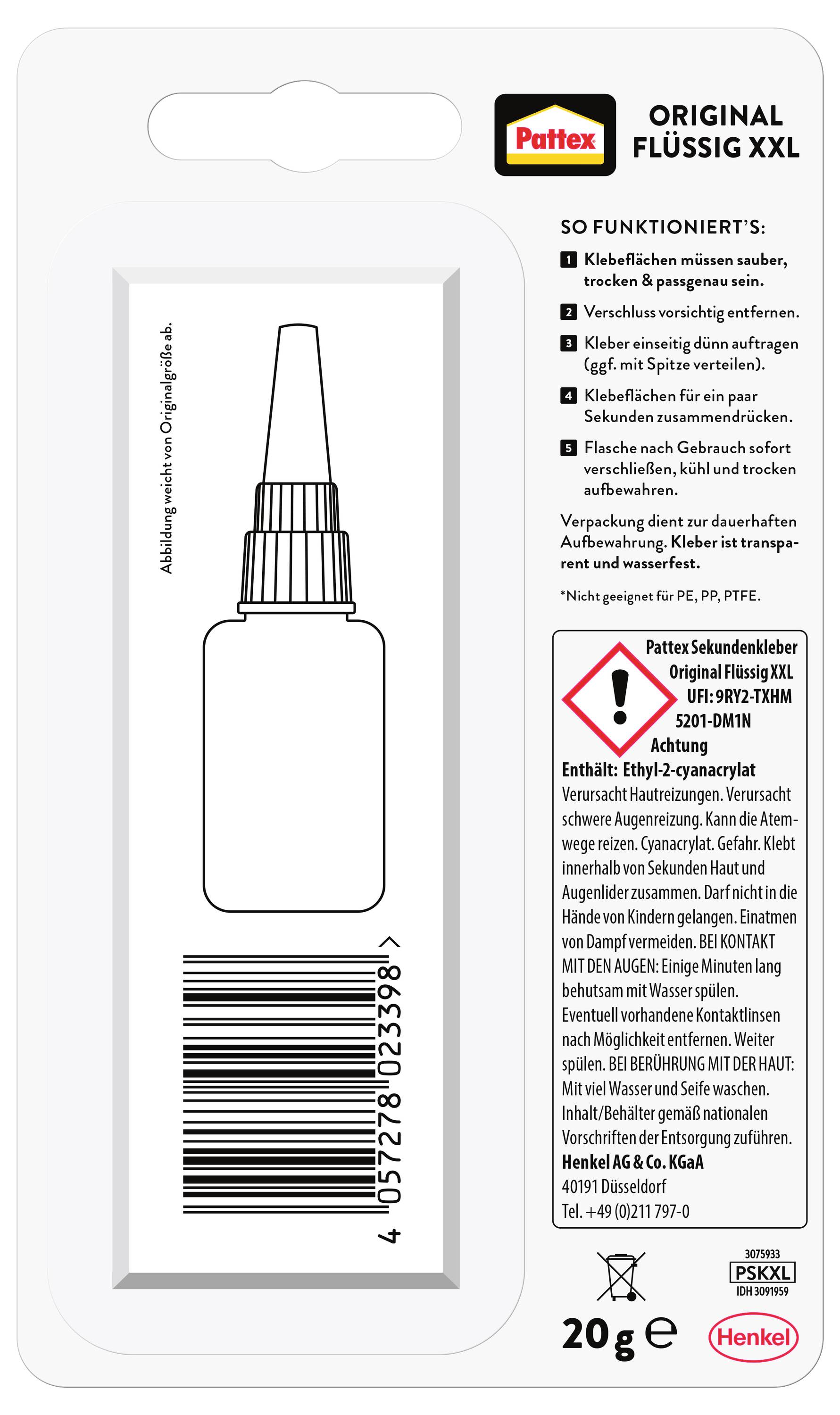 Pattex Instant Repair Sekundenkleber PSKXL 1St.